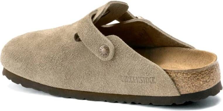 Birkenstock Taupe Boston Klompen Gray Dames