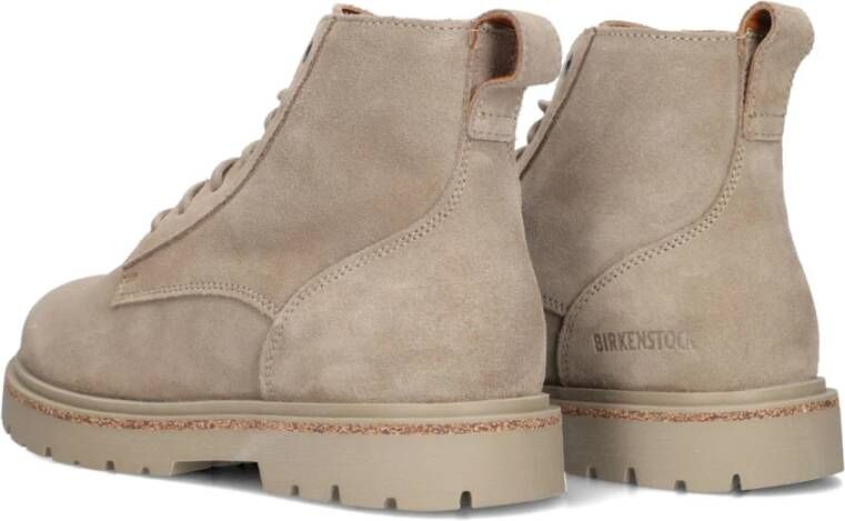 Birkenstock Taupe Lace Mid Laarzen voor Vrouwen Beige Dames