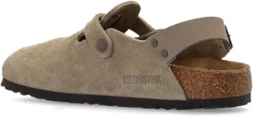 Birkenstock Taupe Suède Amandel Teen Gesp Schoenen Green Heren