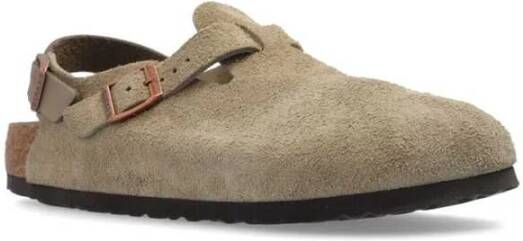 Birkenstock Taupe Suède Amandel Teen Gesp Schoenen Green Heren