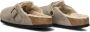 Birkenstock Beige Suède Boston Klomp Sandalen Beige - Thumbnail 9