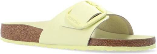 Birkenstock Teenslippers & Sliders Geel Dames