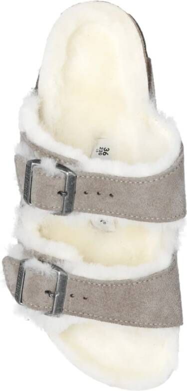 Birkenstock "Bont Slides voor Tieners" Grijs Dames