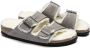 Birkenstock Arizona Shearling Slippers Stone Coin Narrow fit | Grijs | Suède - Thumbnail 116