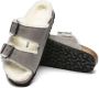 Birkenstock Arizona Shearling Slippers Stone Coin Narrow fit | Grijs | Suède - Thumbnail 117