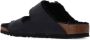 Birkenstock Arizona Big Buckle Shearling Sandaal Black Dames - Thumbnail 6