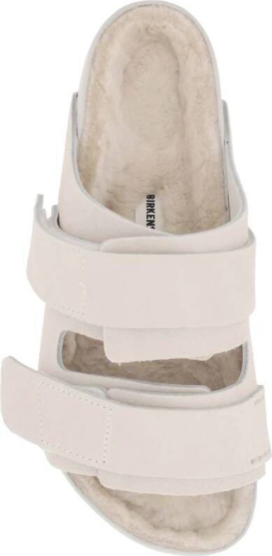 Birkenstock Uji Slides White Dames