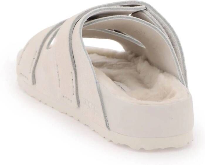 Birkenstock Uji Slides White Dames