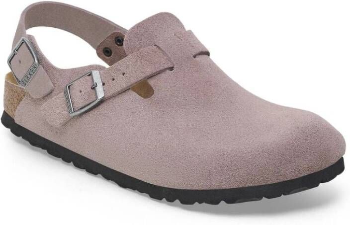 Birkenstock Tokio Faded Purple Suède Leren Schoenen Purple Heren