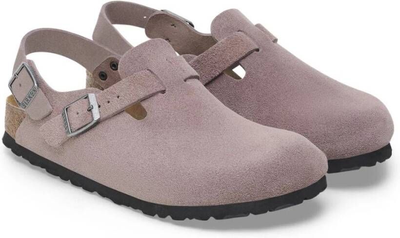 Birkenstock Tokio Faded Purple Suède Leren Schoenen Purple Heren