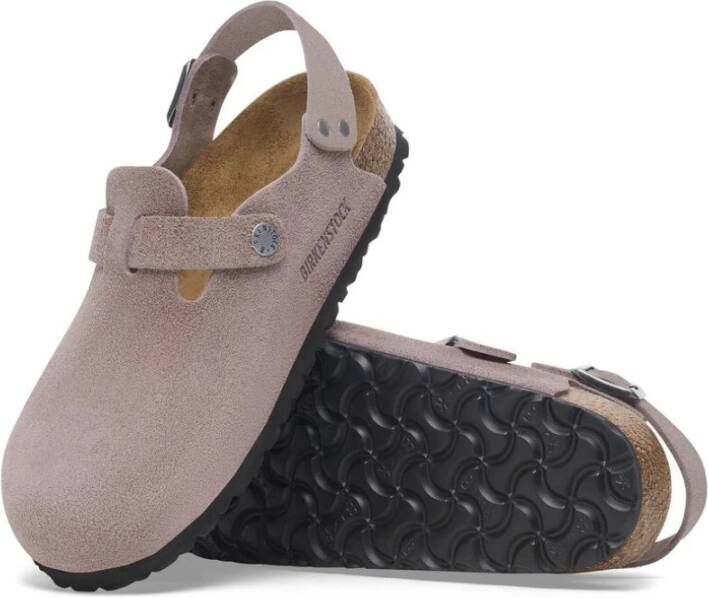 Birkenstock Tokio Faded Purple Suède Leren Schoenen Purple Heren