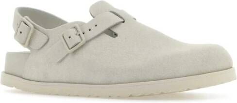 Birkenstock Tokyo Krijt Suède Pantoffels Gray Heren