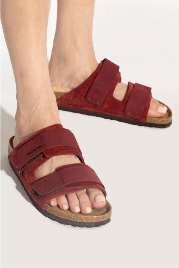 Birkenstock Uji Slides Red Dames