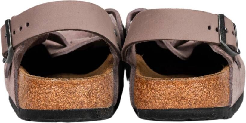 Birkenstock Vervaagde Paarse Suède Sandaal Purple Dames