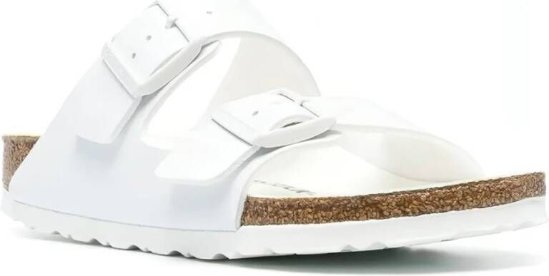 Birkenstock Witte Arizona Slippers Unisex Volwassenen White Heren