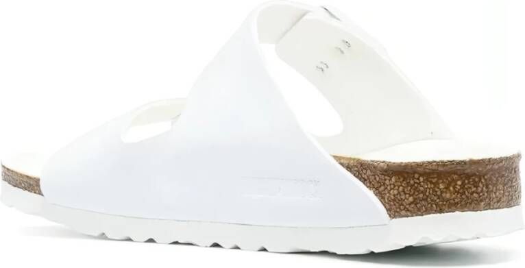 Birkenstock Witte Arizona Slippers Unisex Volwassenen White Heren