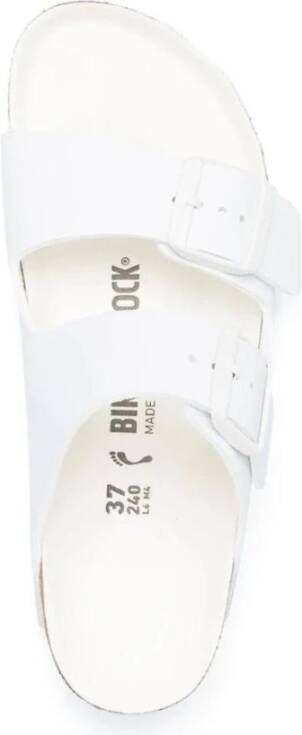 Birkenstock Witte Arizona Slippers Unisex Volwassenen White Heren