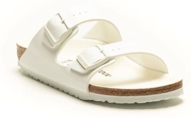 Birkenstock Witte Arizona Triple Strap Sandalen White Dames