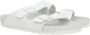 Birkenstock Witte Leren Platte Sandalen White Heren - Thumbnail 2