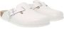 Birkenstock Witte Leren Sandaal Boston Model White Dames - Thumbnail 5