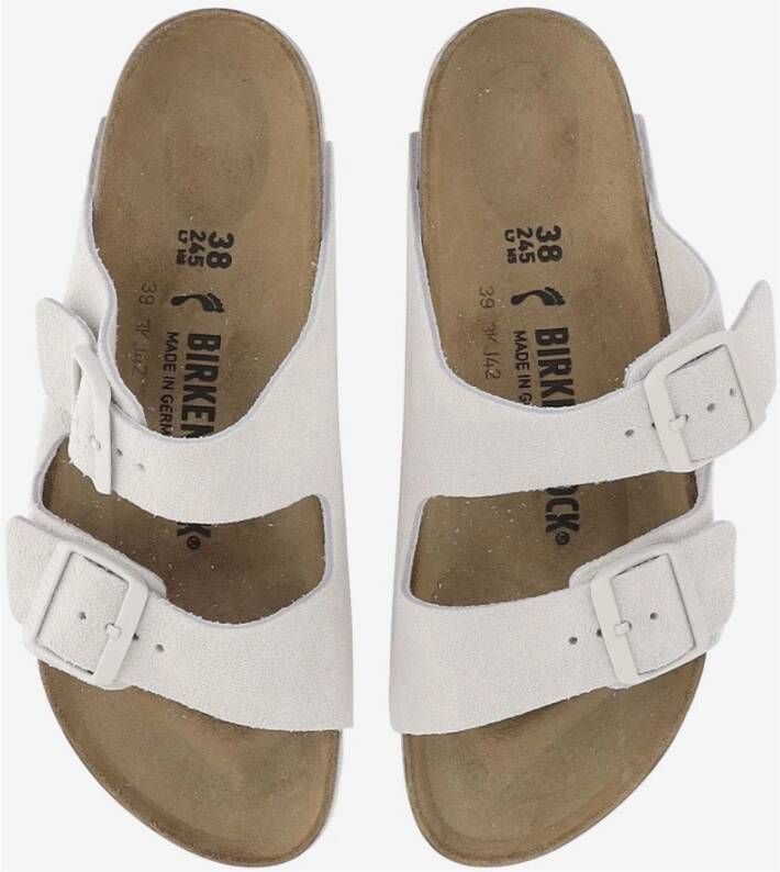 Birkenstock Witte Sandalen Klassieke Stijl Gray Dames