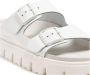 Birkenstock Chunky Witte Sandaal Exquisite Stijl White Dames - Thumbnail 9