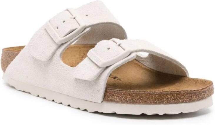 Birkenstock Witte Sandalen voor Zomerse Outfits White Dames