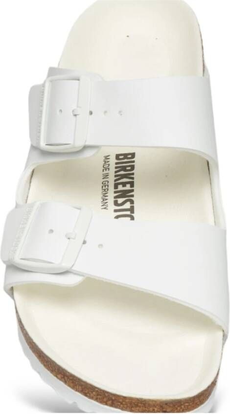 Birkenstock Witte Triple Strap Sandalen White Heren