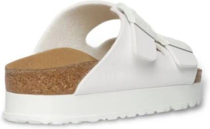 Birkenstock Witte vegan sandalen Stijlvol model White Dames