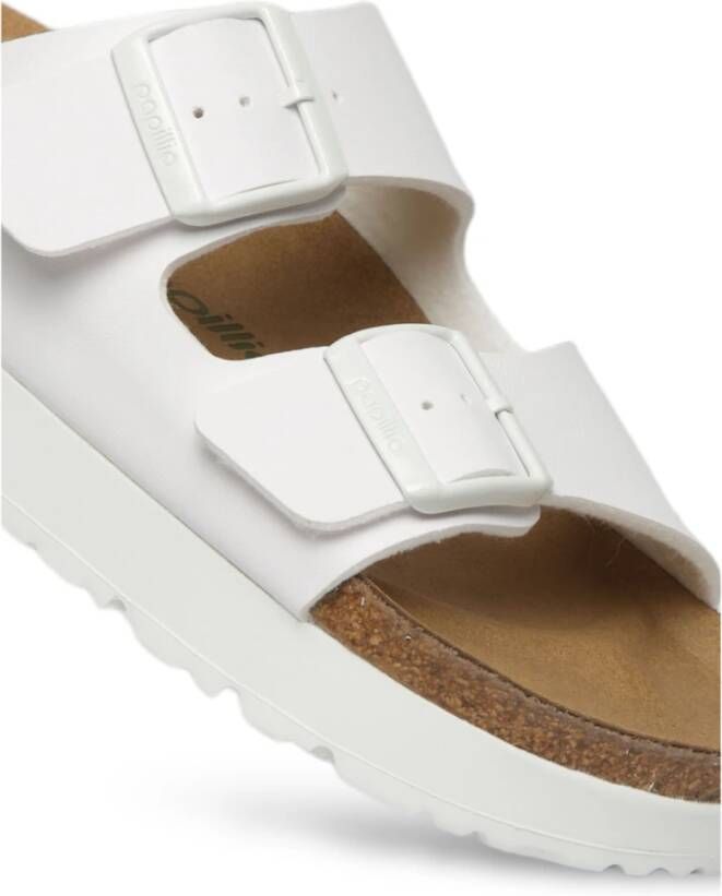 Birkenstock Witte vegan sandalen Stijlvol model White Dames