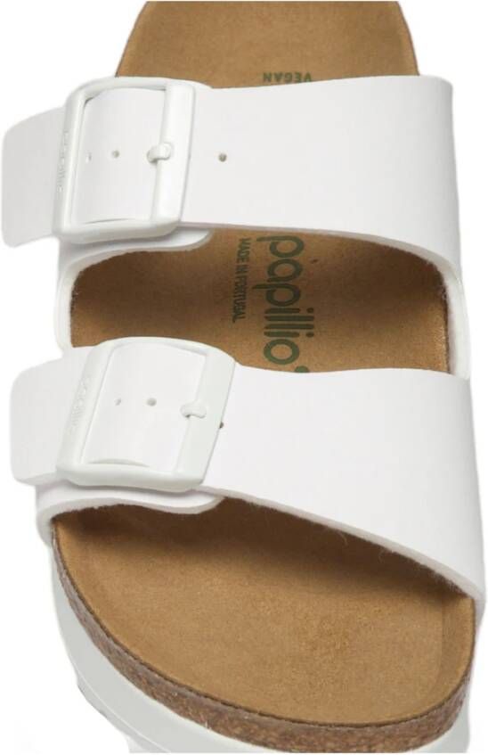 Birkenstock Witte vegan sandalen Stijlvol model White Dames