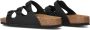 Birkenstock Zachte Foodbed Dames Slippers Zwart Leer Black Dames - Thumbnail 6