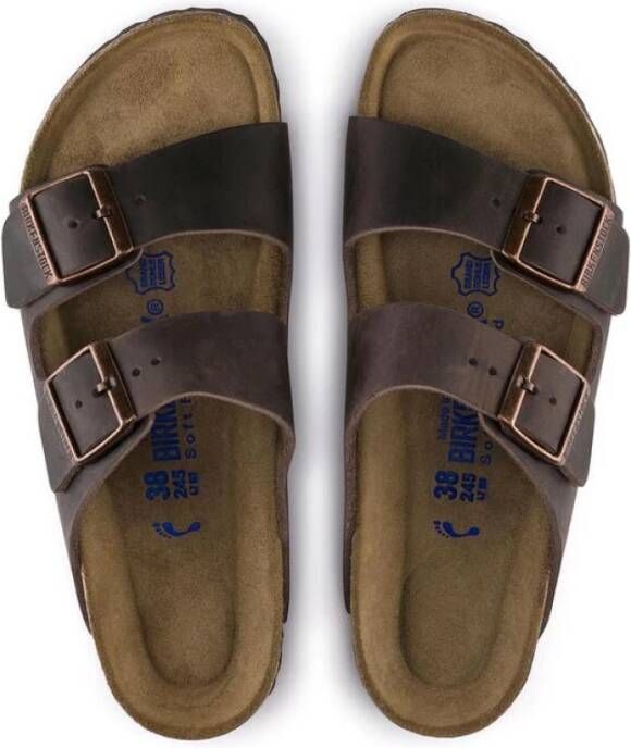 Birkenstock Zachte Sandaal met Verstelbare Bandjes Brown Heren