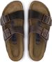 Birkenstock Zachte Sandaal met Verstelbare Bandjes Brown Heren - Thumbnail 3