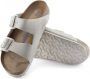 Birkenstock Zachte Voetbed Suède Leren Sandalen White Dames - Thumbnail 3