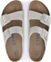 Birkenstock Zachte Voetbed Suède Leren Sandalen White Dames - Thumbnail 5