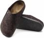 Birkenstock Zermatt Rivet Heren Wol Pantoffel Brown Heren - Thumbnail 6