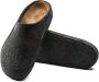 Birkenstock Zermatt Wool Felt Narrow Pantoffels Antraciet Gray Dames - Thumbnail 7