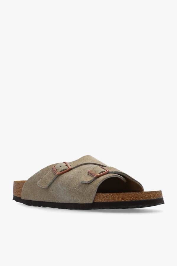 Birkenstock Zürich BS -glijbanen Bruin Dames