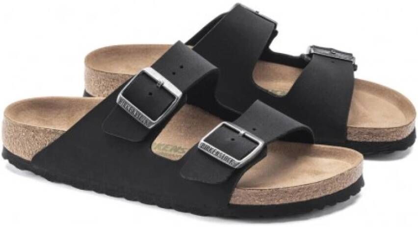 Birkenstock Zwarte Anatomische Sandalen Black Heren