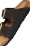 Birkenstock Zwarte Big Buckle Nubuck Sandalen Black Dames - Thumbnail 5