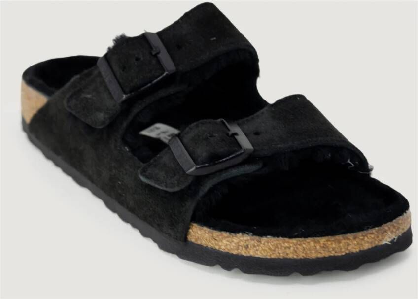 Birkenstock Zwarte Damesslippers Gezellige Stijl Black Dames