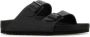 Birkenstock Zwarte leren Arizona slippers Black Heren - Thumbnail 2