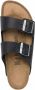 Birkenstock Zwarte Leren Open Teen Sandalen Black Dames - Thumbnail 3