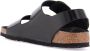 Birkenstock Zwarte Leren Sandalen met Grote Gespen Black Dames - Thumbnail 3