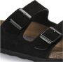 Birkenstock Suede Herfst Winter Slippers Black - Thumbnail 17