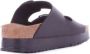 Birkenstock Zwarte Logo Sandalen Gesp Sluiting Rubberen Zool Black Dames - Thumbnail 22