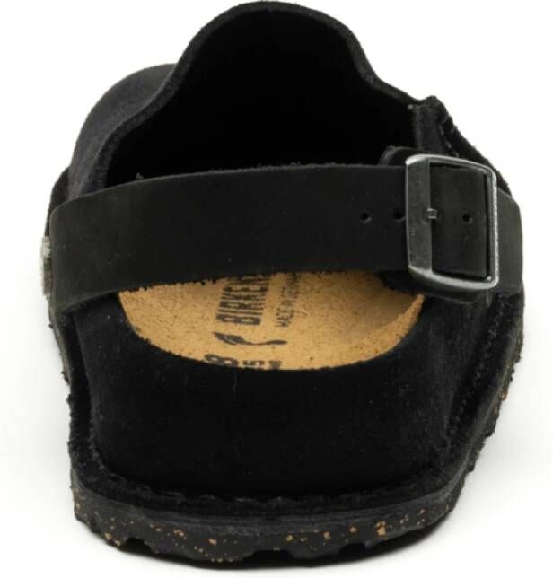 Birkenstock Zwarte Lutry Sandalen met Flexibele Band Black Dames