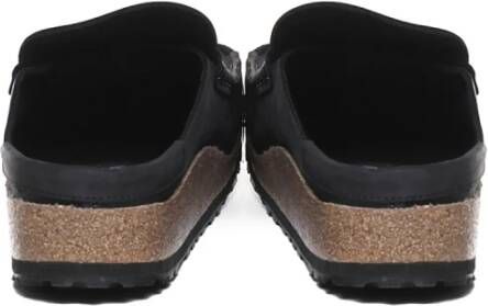 Birkenstock Zwarte Mocassin Stijl Sandalen Black Heren