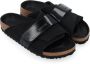 Birkenstock Zwarte Nubuck High Shine Sandalen Black Dames - Thumbnail 4